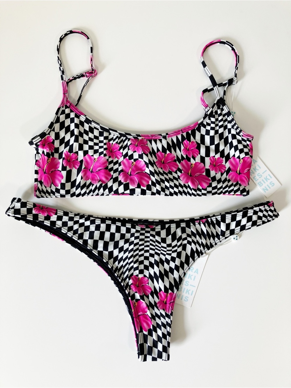 Frankie’s Bikinis | Black Dallas Shine Bikini Set Beach Pool Travel Vacation